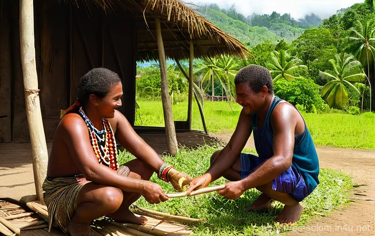 솔로몬 제도 배편 이용법 - **Image Prompt 1: Authentic Ferry Life in the Solomon Islands**
    "A vibrant scene aboard a tradit...