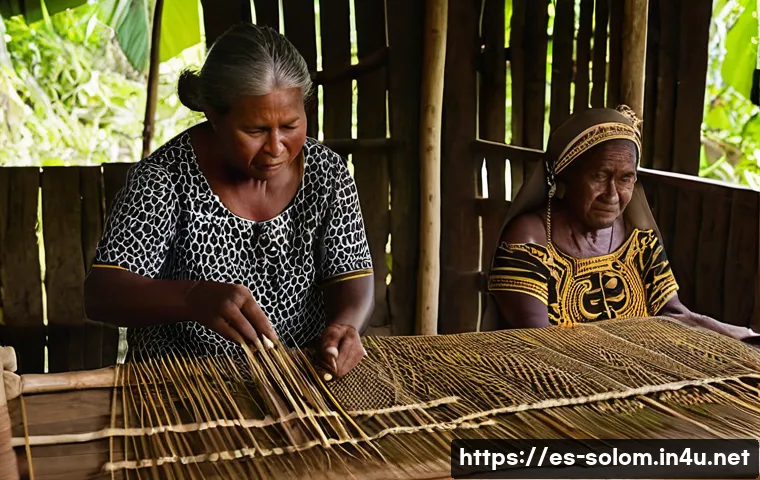 솔로몬 제도 지역별 특산물 - A vibrant market scene in the Solomon Islands featuring a colorful display of tropical fruits such a...